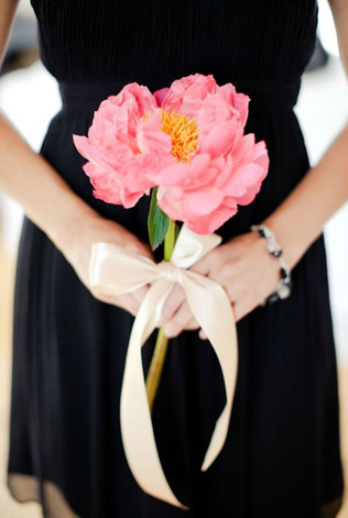 Букет с бантом