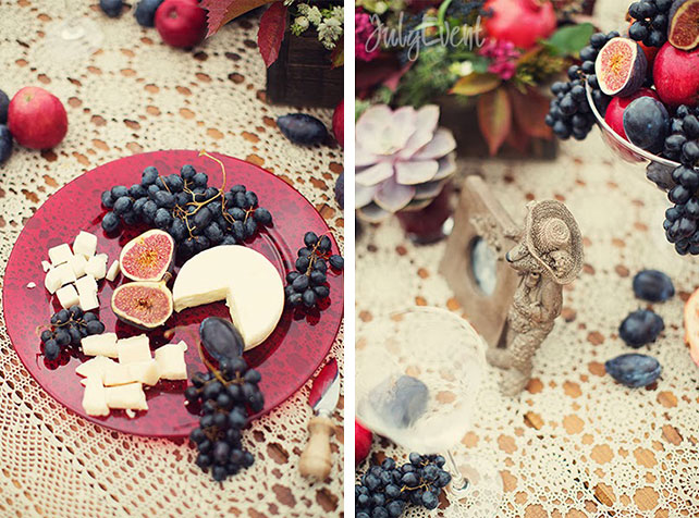 Антон и Татьяна, богемная свадьба бордового цвета