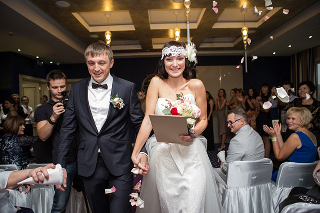 свадьба в стиле Великого Гэтсби, церемония