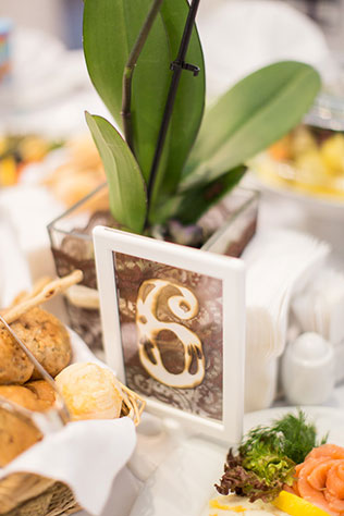 свадьба в стиле Великого Гэтсби, номер стола