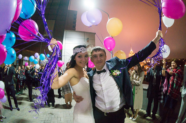 свадьба в стиле Великого Гэтсби, завершение вечера