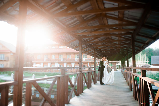 небесно-голубая свадьба Константина и Марии