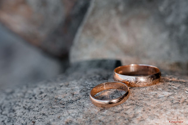 небесно-голубая свадьба Константина и Марии