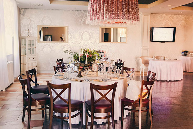 свадьба в стиле винтажная классика, место торжества