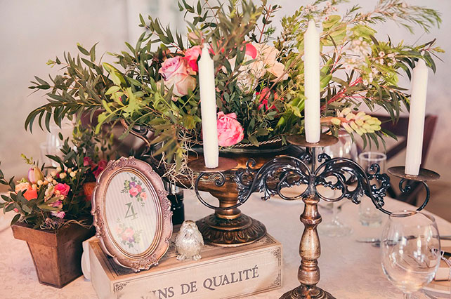 свадьба в стиле винтажная классика, детали декора