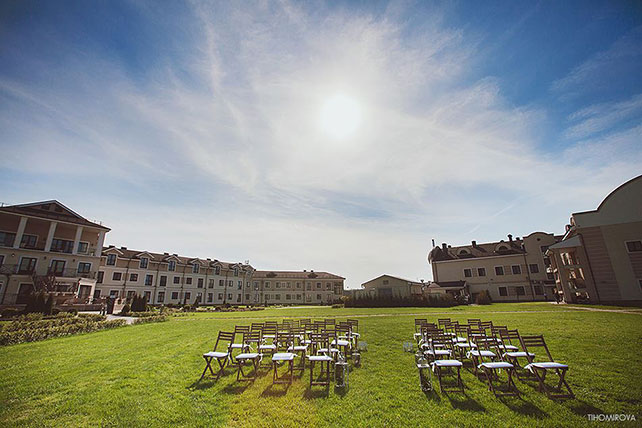 свадьба в стиле винтажная классика, церемония