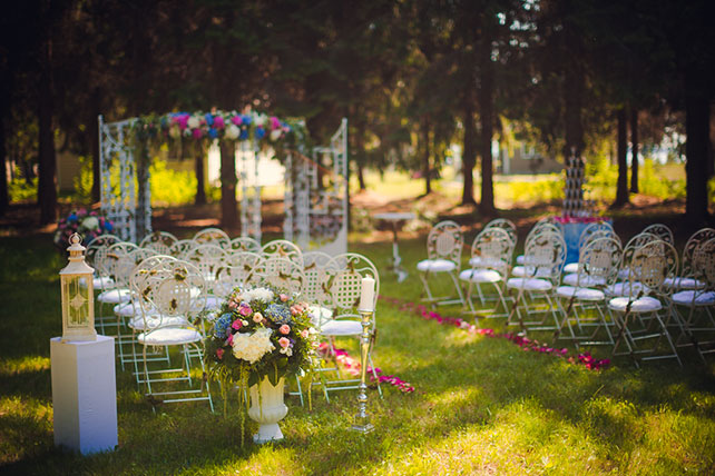 Алиса в Стране Чудес, тематическая свадьба Ани и Андрея, декор места торжественной регистрации