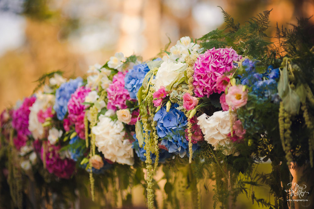 Алиса в Стране Чудес, тематическая свадьба Ани и Андрея, декор свадебной арки