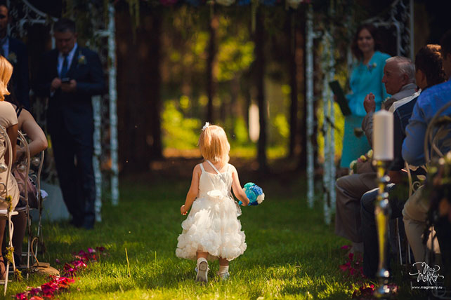Алиса в Стране Чудес, тематическая свадьба Ани и Андрея, торжественная церемония