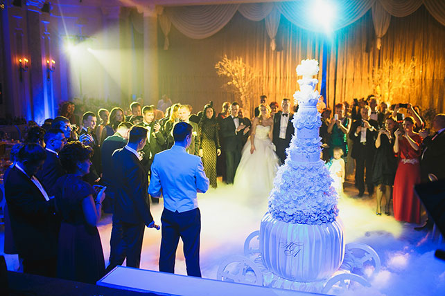Анастасия и Михаил: ноябрьская сказка, свадебный торт