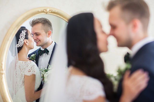 Английский сад, встреча жениха и невесты