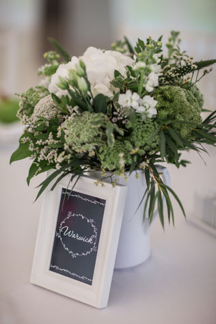 Английский сад, нумерация столов