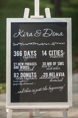 Английский сад, приветственная доска