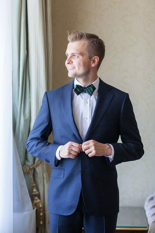 Английский сад, образ жениха