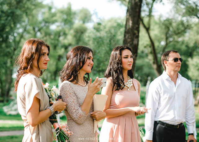 белая свадьба в шатре, церемония