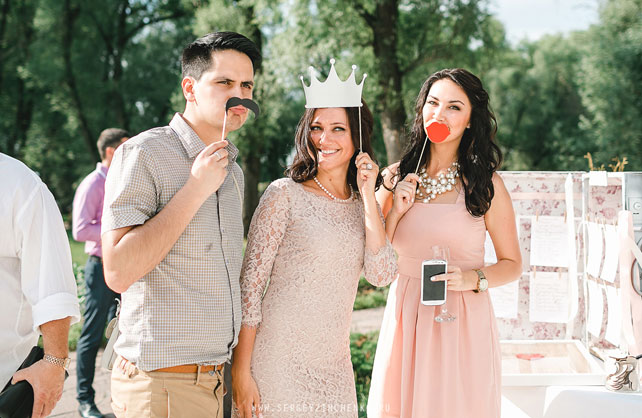 белая свадьба в шатре, аксессуары для фотосессии