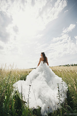 белоснежная свадьба, невеста