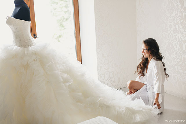 белоснежная свадьба, утро невесты