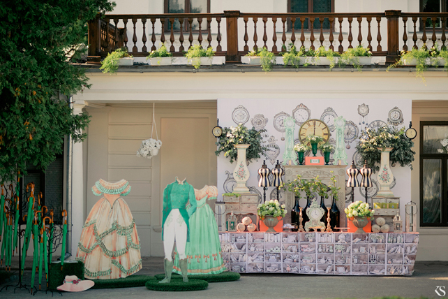 Декорации для фотографии на свадьбе