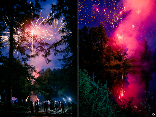 Салют на свадьбе