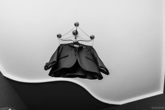 Бирюзовая свадьба Юрия и Александры, костюм жениха