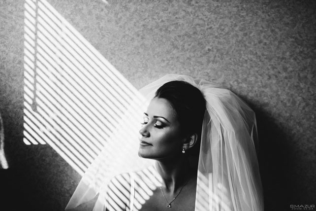 Бирюзовая свадьба Юрия и Александры, макияж невесты