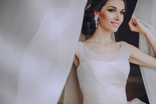 Дыхание бохо в цвете марсала, образ невесты