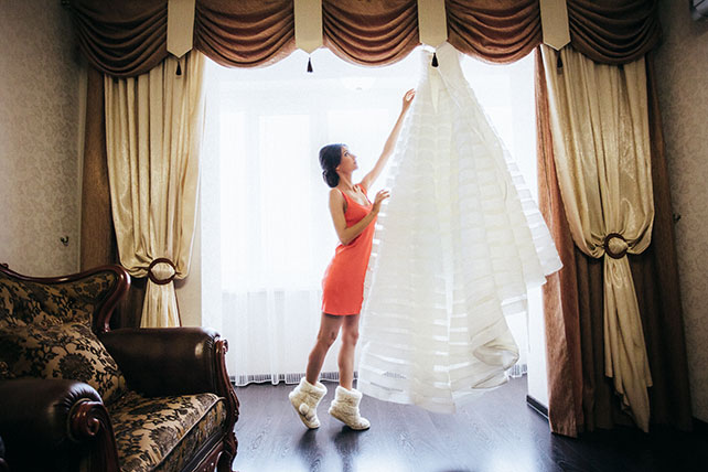 Большая греческая свадьба, платье невесты