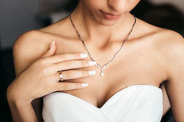 Большая греческая свадьба, украшения невесты