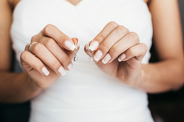 Большая греческая свадьба, маникюр невесты