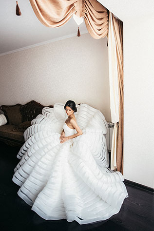 Большая греческая свадьба, образ невесты