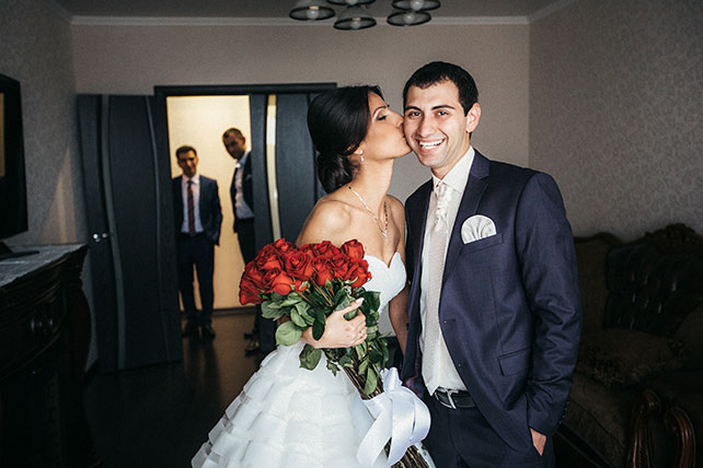 Большая греческая свадьба, встреча жениха и невесты