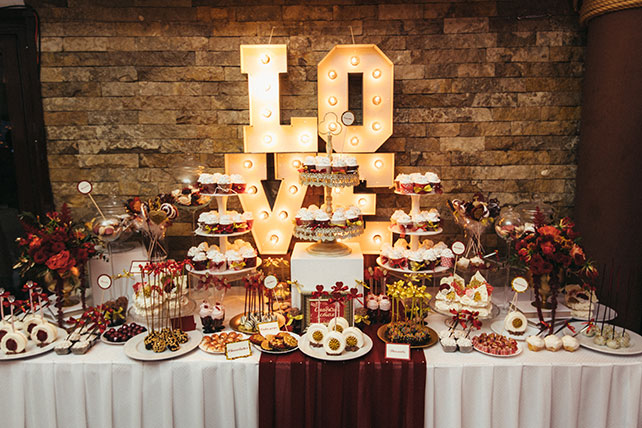 Большая греческая свадьба, сладкий стол