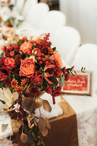 Большая греческая свадьба, флористика