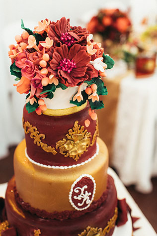 Большая греческая свадьба, свадебный торт