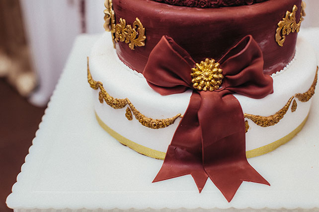 Большая греческая свадьба, свадебный торт