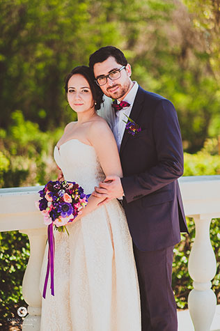 черничная свадьба, жених и невеста