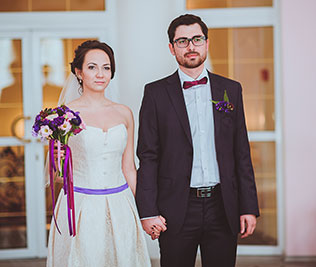 черничная свадьба, церемония