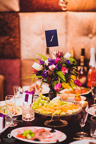 черничная свадьба, номер стола