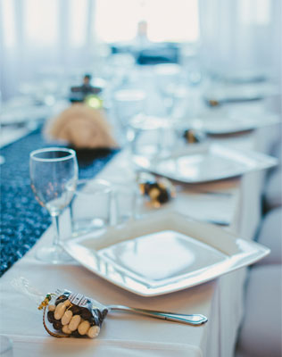 черно-белая свадьба, бонбоньерки