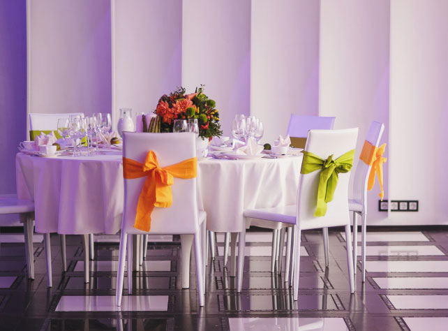 цитрусовая свадьба, место торжества