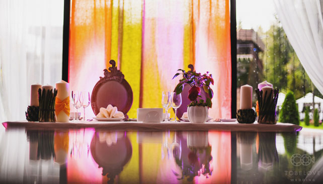 цитрусовая свадьба, место торжества