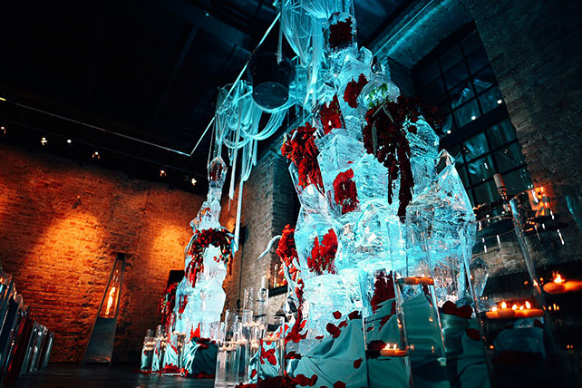 Агентство свадебной режиссуры TOBELOVE, декорации из льда