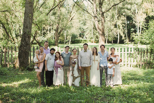 Деревенская простота, гости на свадьбе