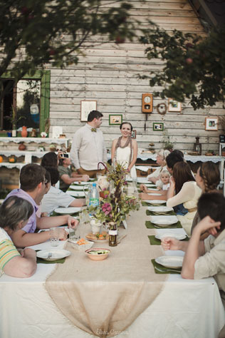 Деревенская простота, застолье