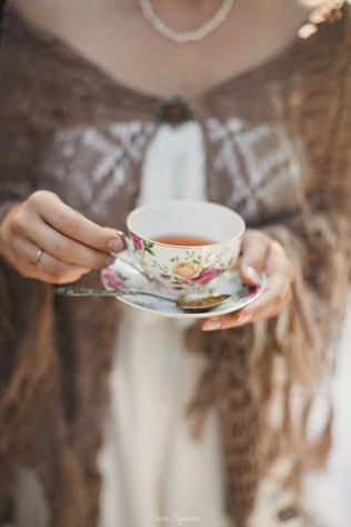 Деревенская простота, чашка в декоре