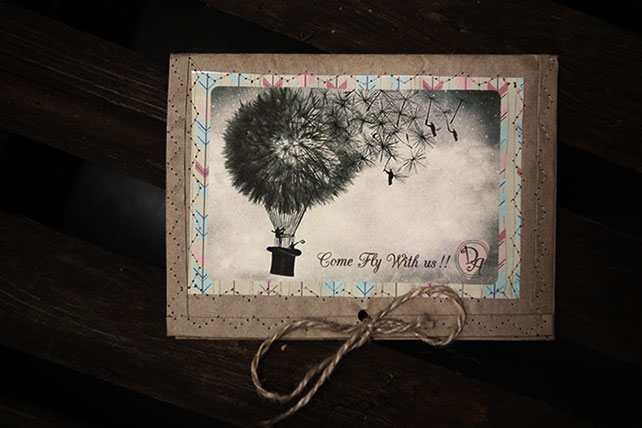 Деревенская свадьба в стиле рустик, приглашение