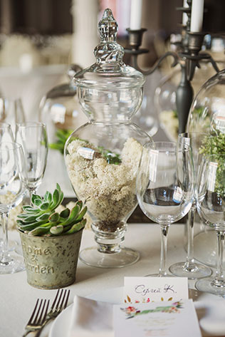 свадьба в стиле эко-шик, детали декора