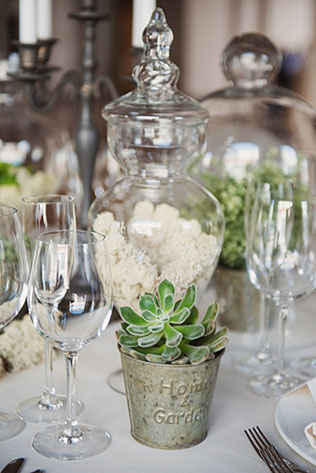 свадьба в стиле эко-шик, детали декора