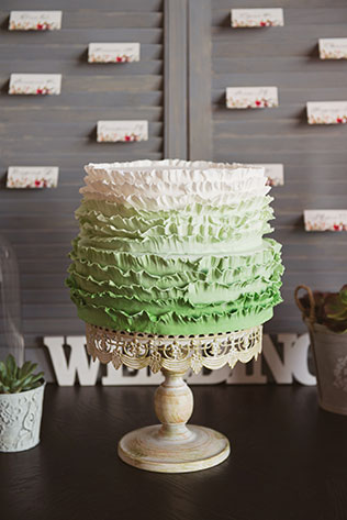 свадьба в стиле эко-шик, свадебный торт